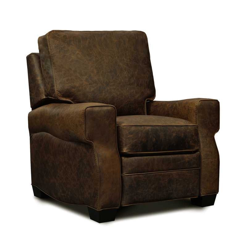 Cordova Brown Leather Traditional Recliner