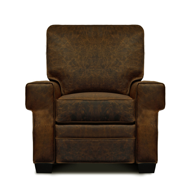 Cordova Brown Leather Traditional Recliner