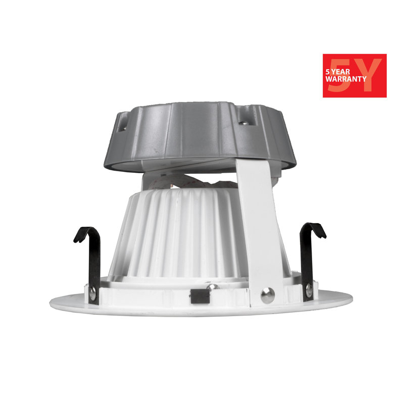 Eco-Friendly 4" White Aluminum LED Recessed Downlight, 2700K