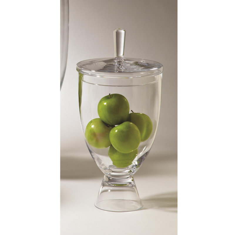 Celine Classic Silhouette Decorative Glass Jar 18" x 9"