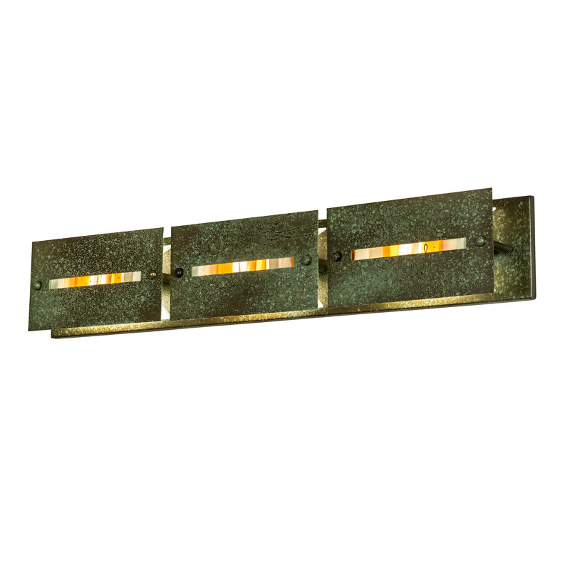 Autumnal Ambiance 3-Light Tarnished Copper Vanity Light