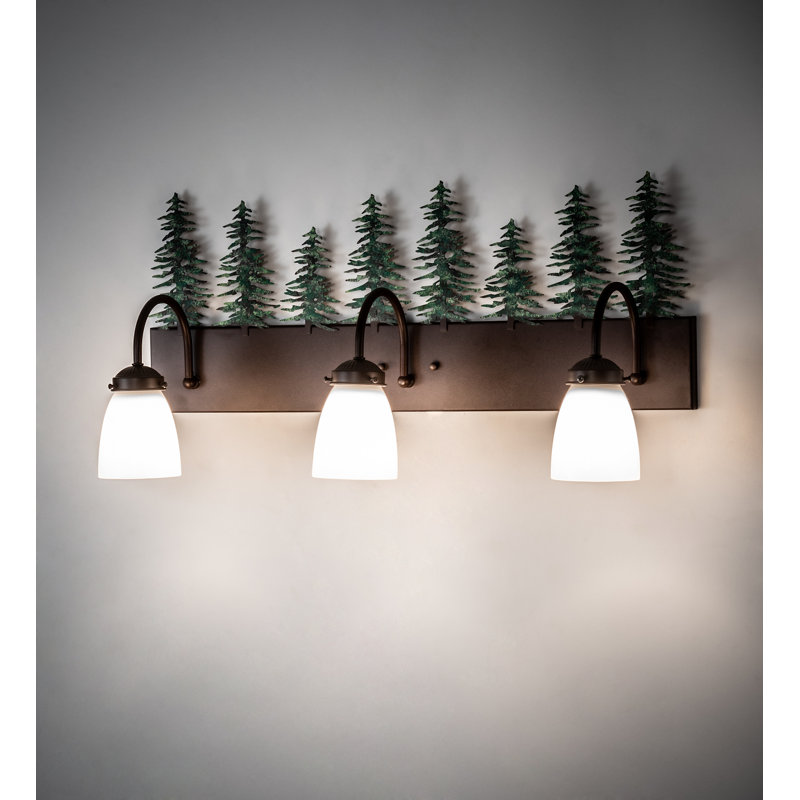 Tall Pines 3-Light Energy Star Vanity Light, 28" Width