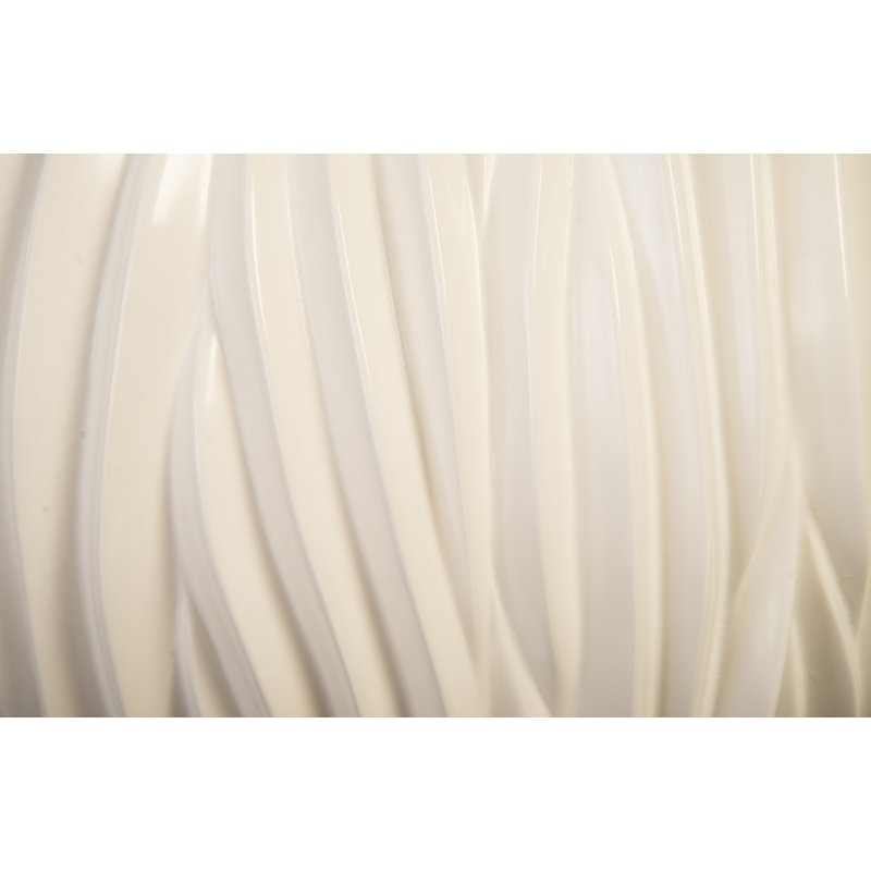 Alon White Gel Coat Outdoor Planter