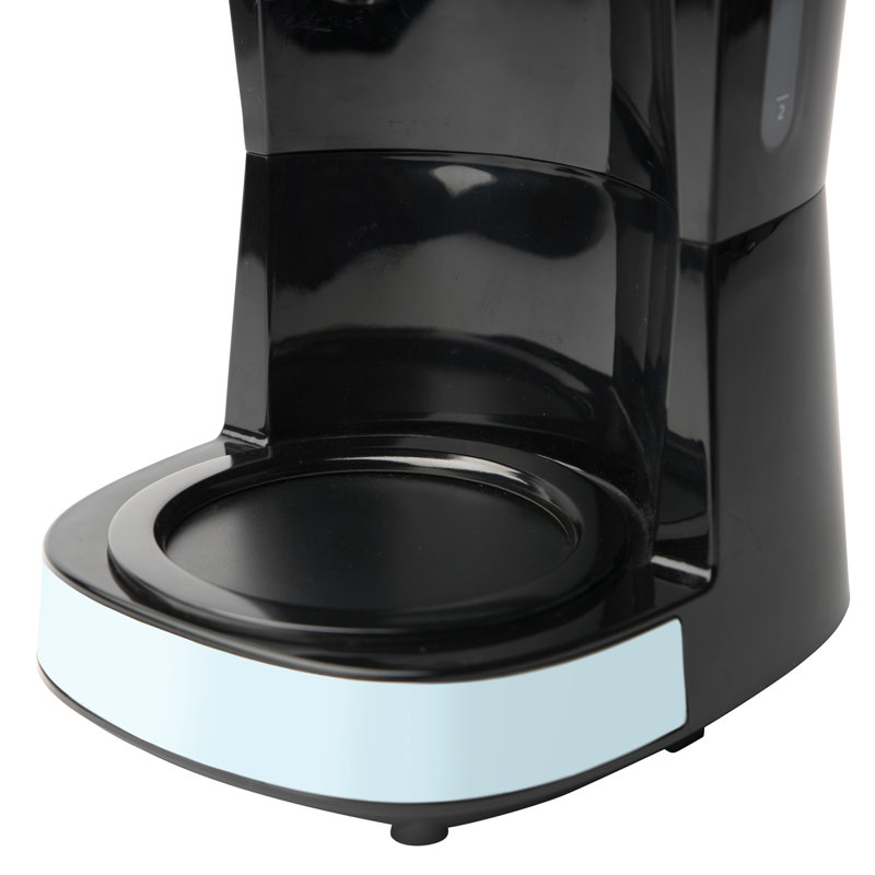 Turquoise Heritage 12-Cup Programmable Drip Coffee Maker with Strength Selector