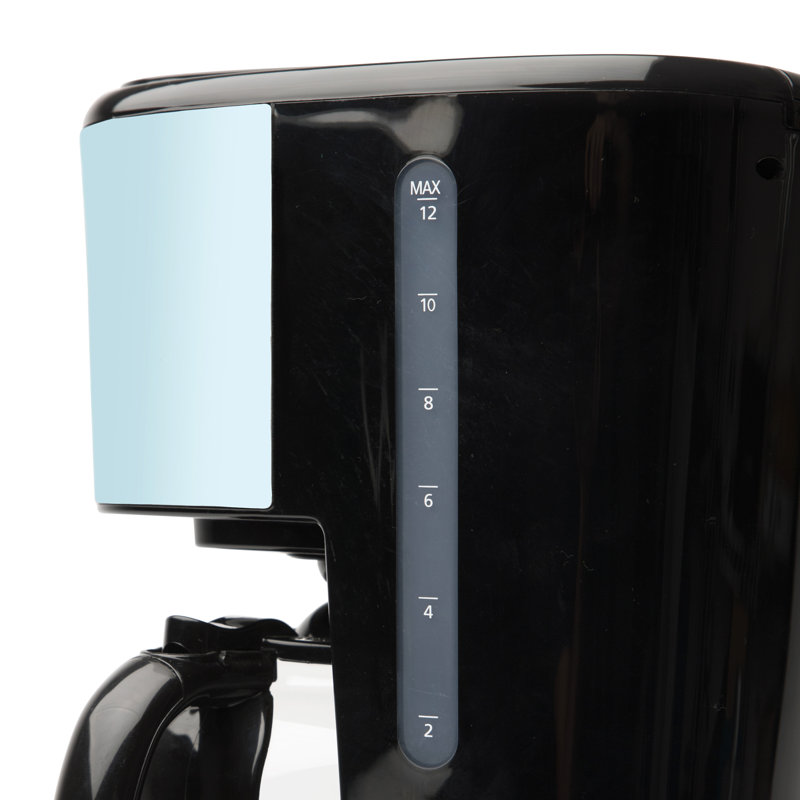 Turquoise Heritage 12-Cup Programmable Drip Coffee Maker with Strength Selector