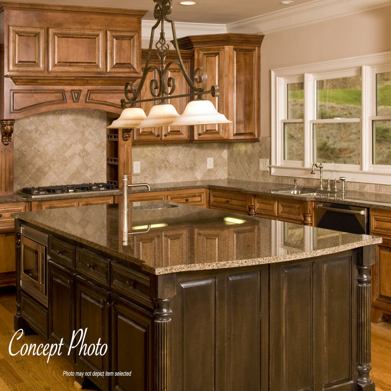Elegant 35" Unfinished Solid Hardwood Fluted Kitchen Island Support Leg