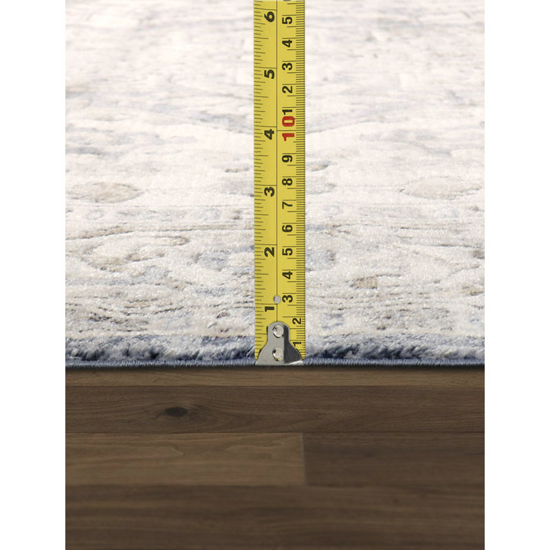 Ivory Elegance 10' x 14' Handmade Synthetic Rectangular Rug