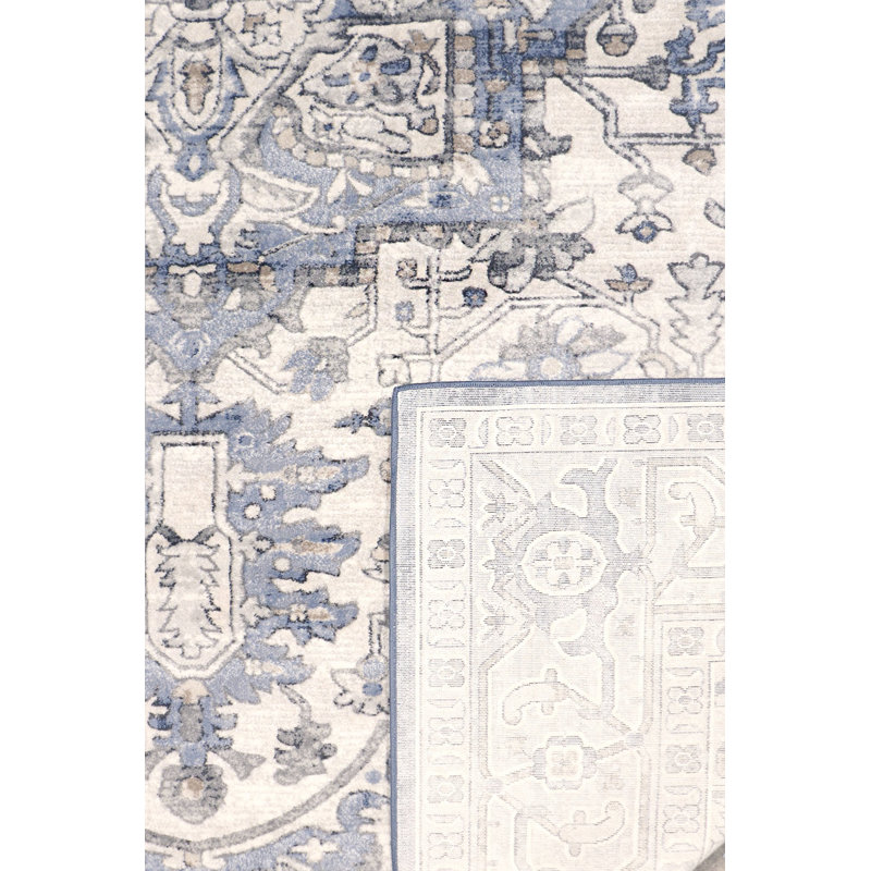 Ivory Elegance 10' x 14' Handmade Synthetic Rectangular Rug