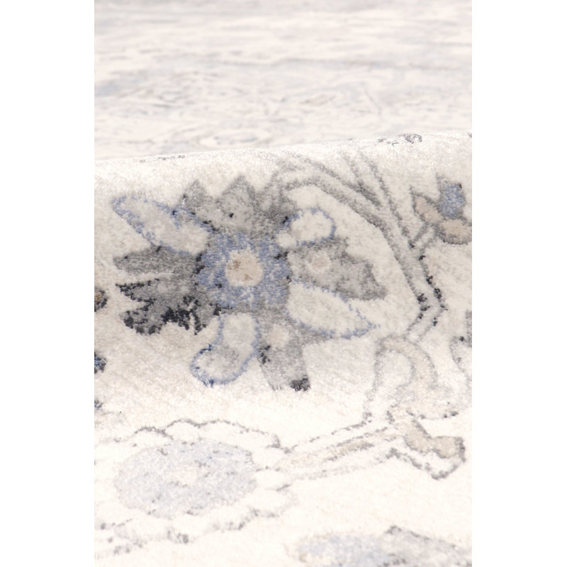 Ivory Elegance 10' x 14' Handmade Synthetic Rectangular Rug