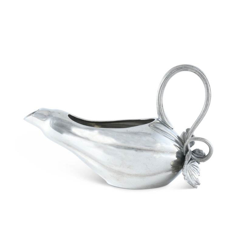 Harvest Elegance Pewter Gourd Gravy Boat, 8 oz