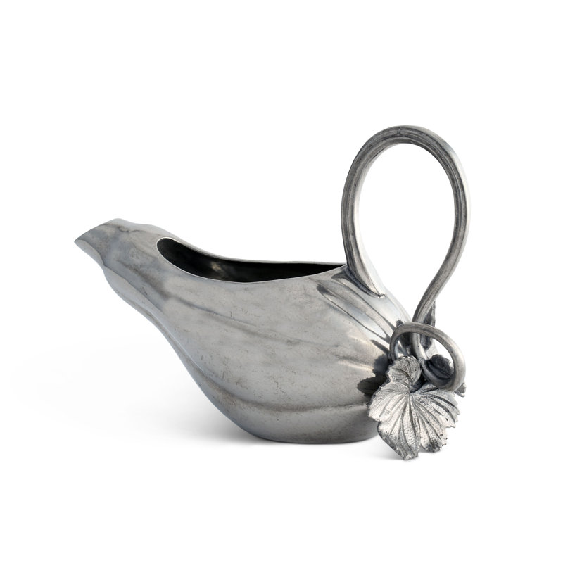 Harvest Elegance Pewter Gourd Gravy Boat, 8 oz