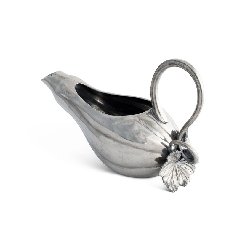 Harvest Elegance Pewter Gourd Gravy Boat, 8 oz