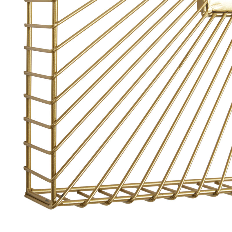 Elegant Square Gold Starburst Wall Mirror 26" x 26"