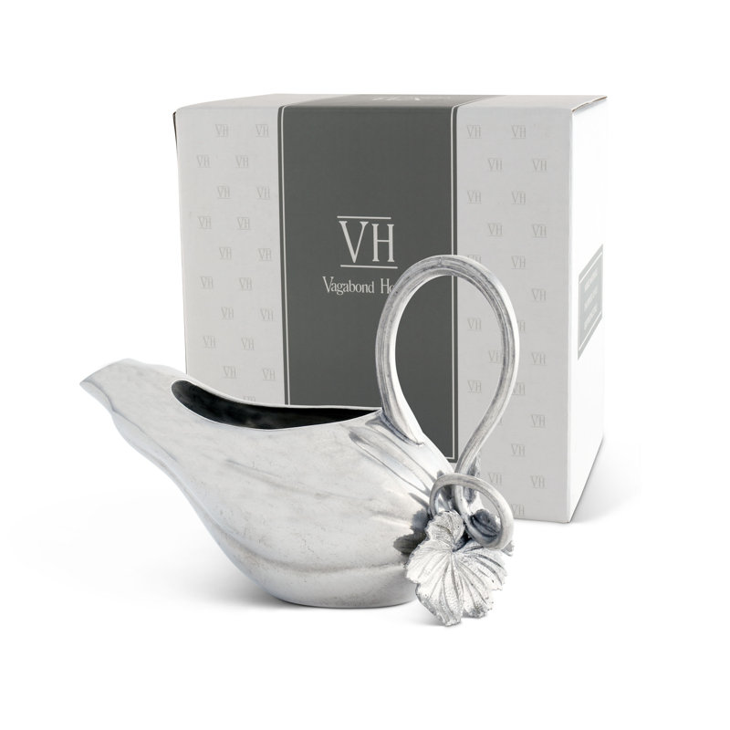 Harvest Elegance Pewter Gourd Gravy Boat, 8 oz
