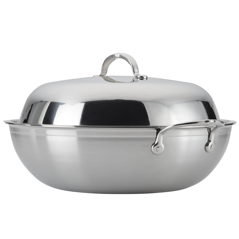 Hestan ProBond 14" Stainless Steel Wok with Lid