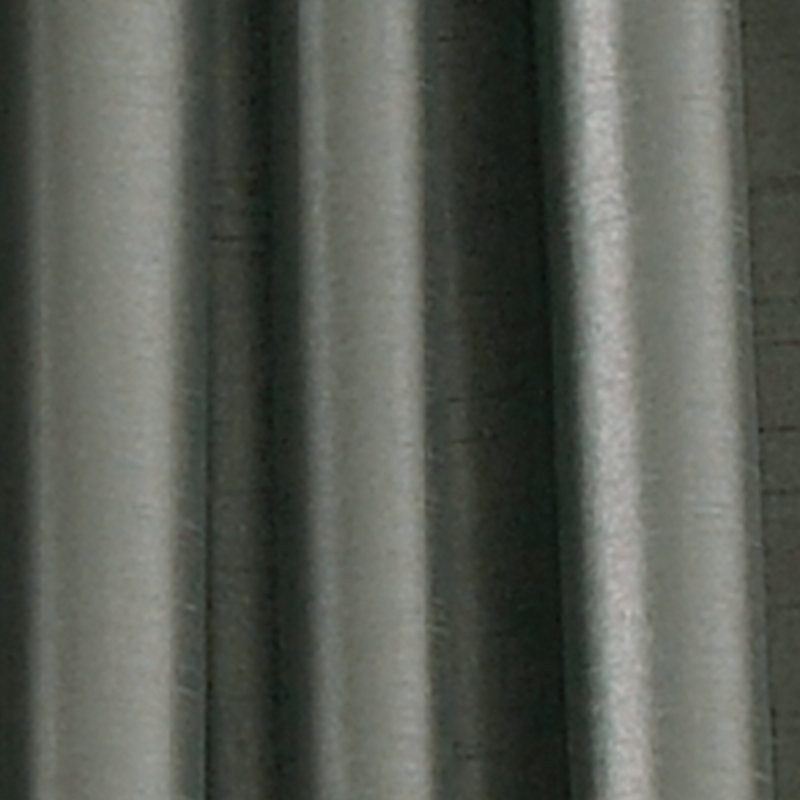 Teal Faux Silk Room Darkening Curtain Panel