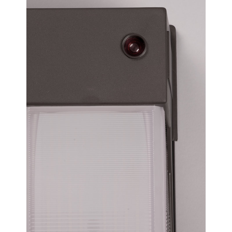 Bronze Polycarbonate LED Outdoor Security Wall Light with Dusk to Dawn Feature