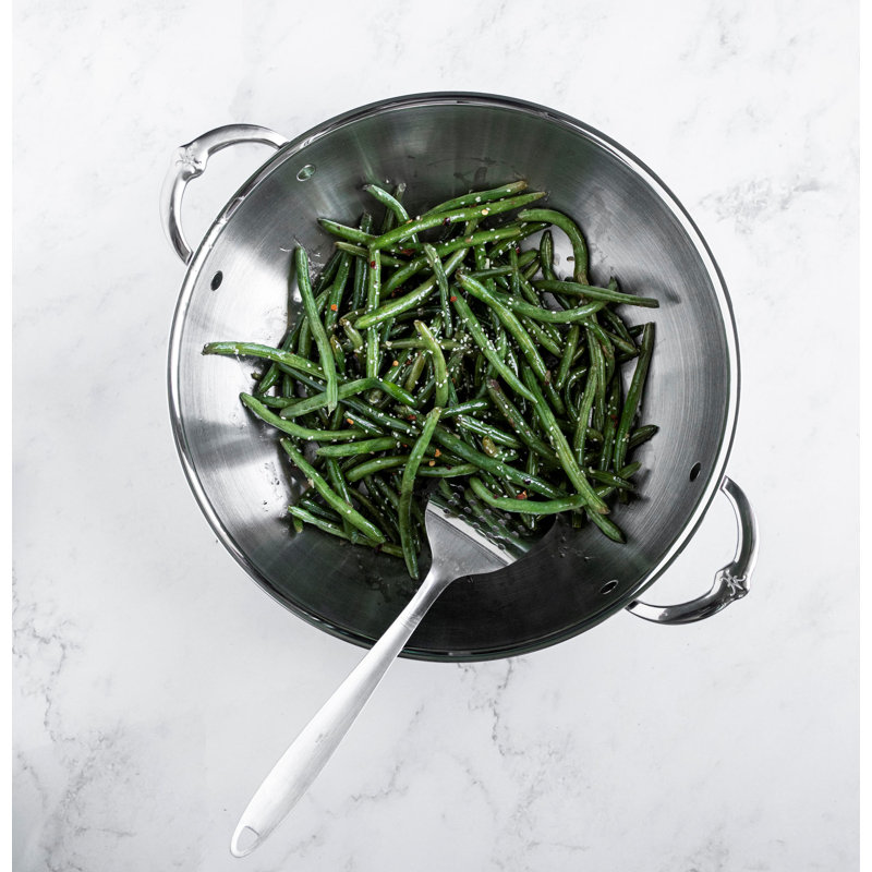 Hestan ProBond 14" Stainless Steel Wok with Lid