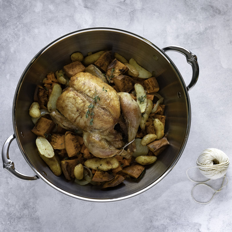 Hestan ProBond 14" Stainless Steel Wok with Lid