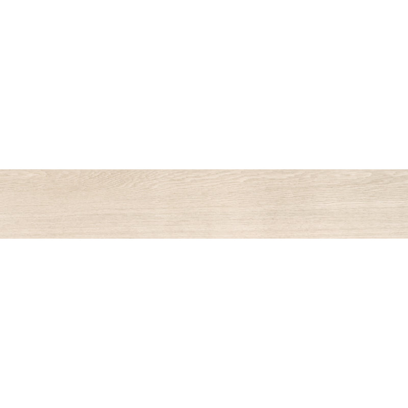 BB Wood Oak White Matte Porcelain Floor and Wall Tile