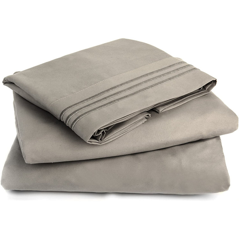 California King White Microfiber Duvet Comforter