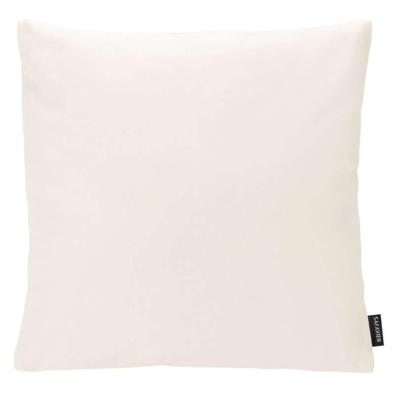 Safavieh 19" Compass Square Throw Pillow in Beige/Gold