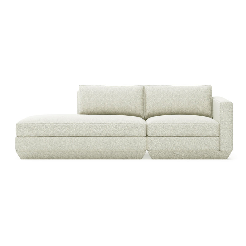Copenhagen Fossil Two-Piece Fabric Track Arm Sofa