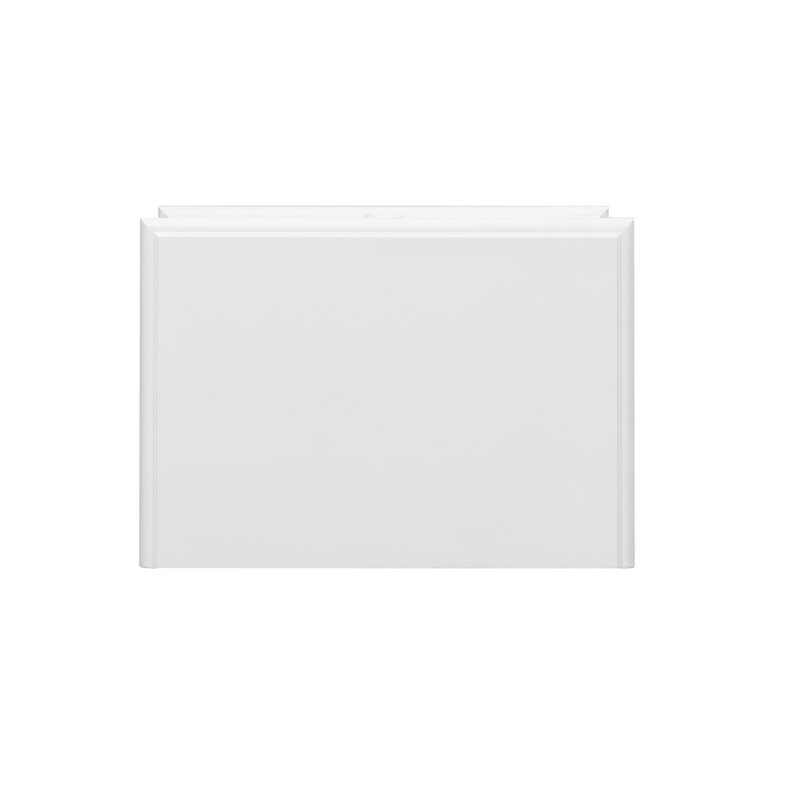 Cottage Charm White 2-Drawer Nightstand with Bun Feet