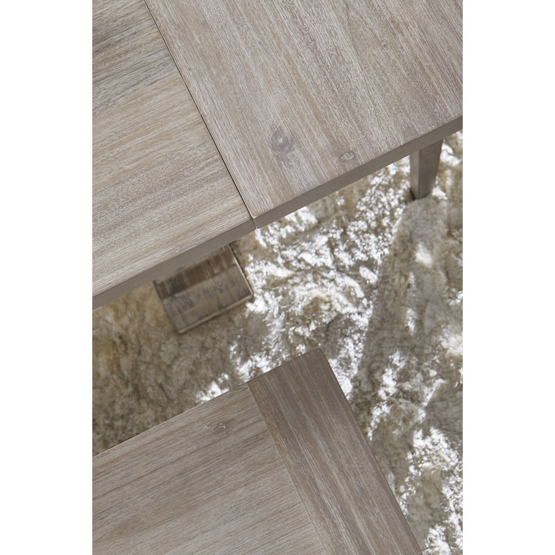Traditions Natural Gray Acacia Extendable Dining Table