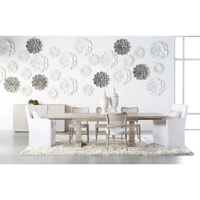 Traditions Natural Gray Acacia Extendable Dining Table