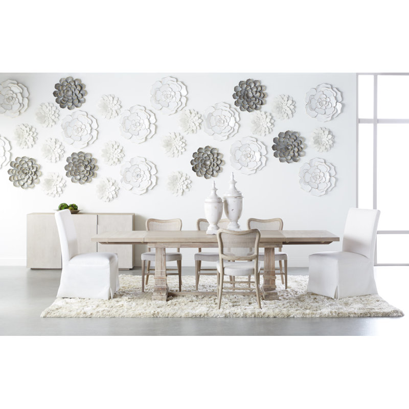 Traditions Natural Gray Acacia Extendable Dining Table