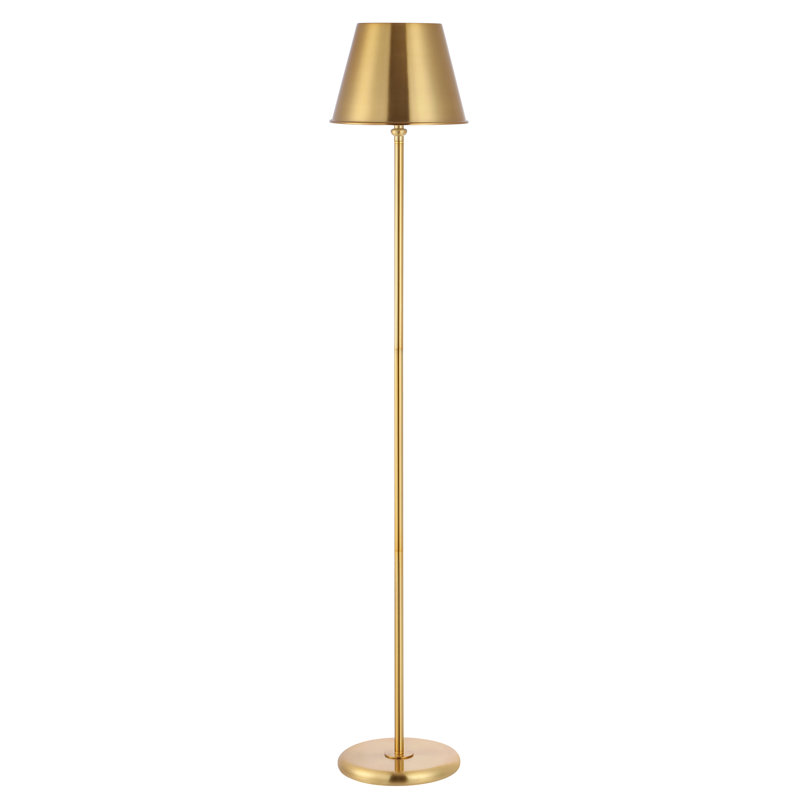 Adiel 60'' Gold Metal Floor Lamp