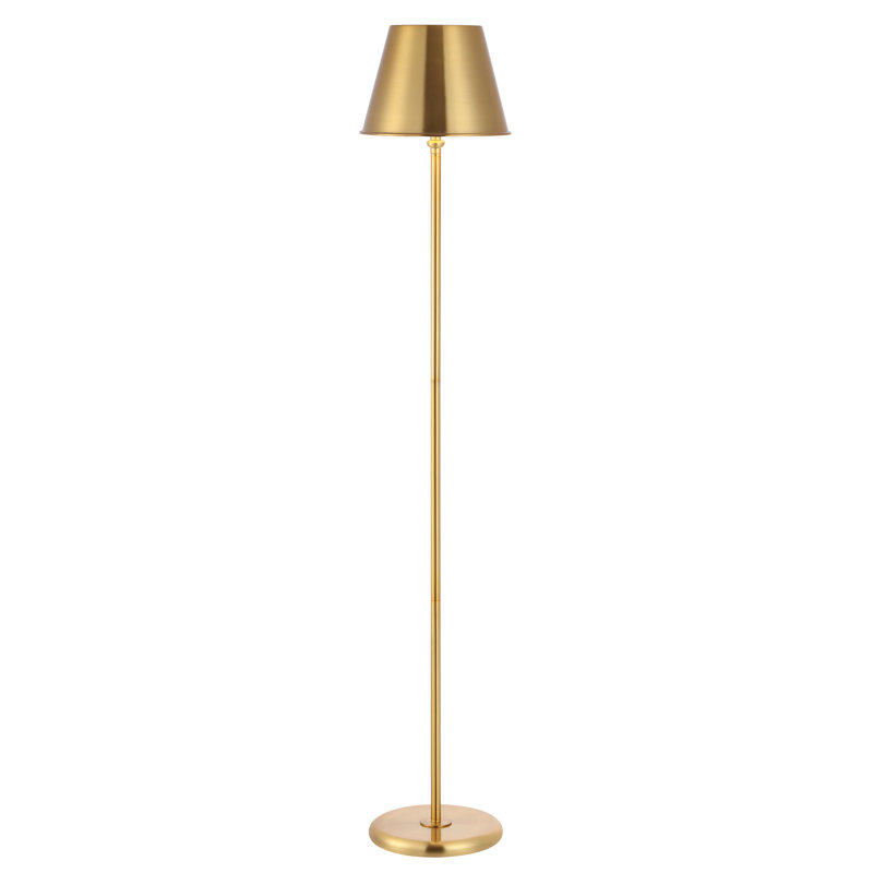 Adiel 60'' Gold Metal Floor Lamp