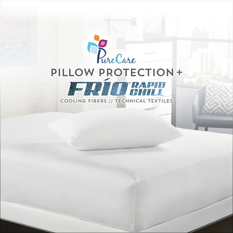 PureCare Frio Standard/Queen Hypoallergenic Pillow Protector