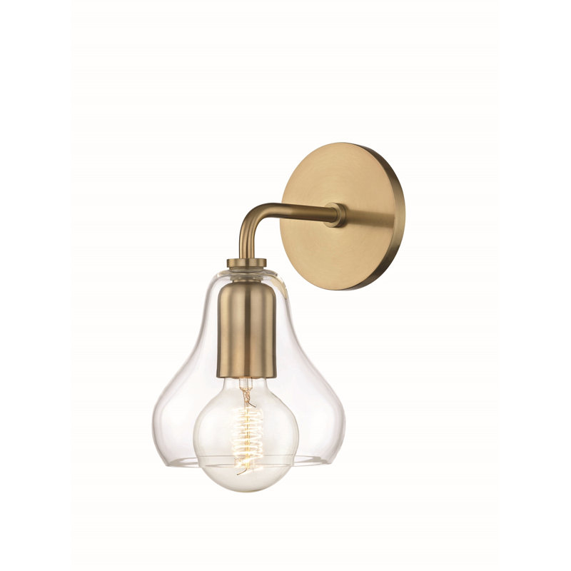 Sadie 10.5" High Polished Nickel Dimmable Wall Sconce