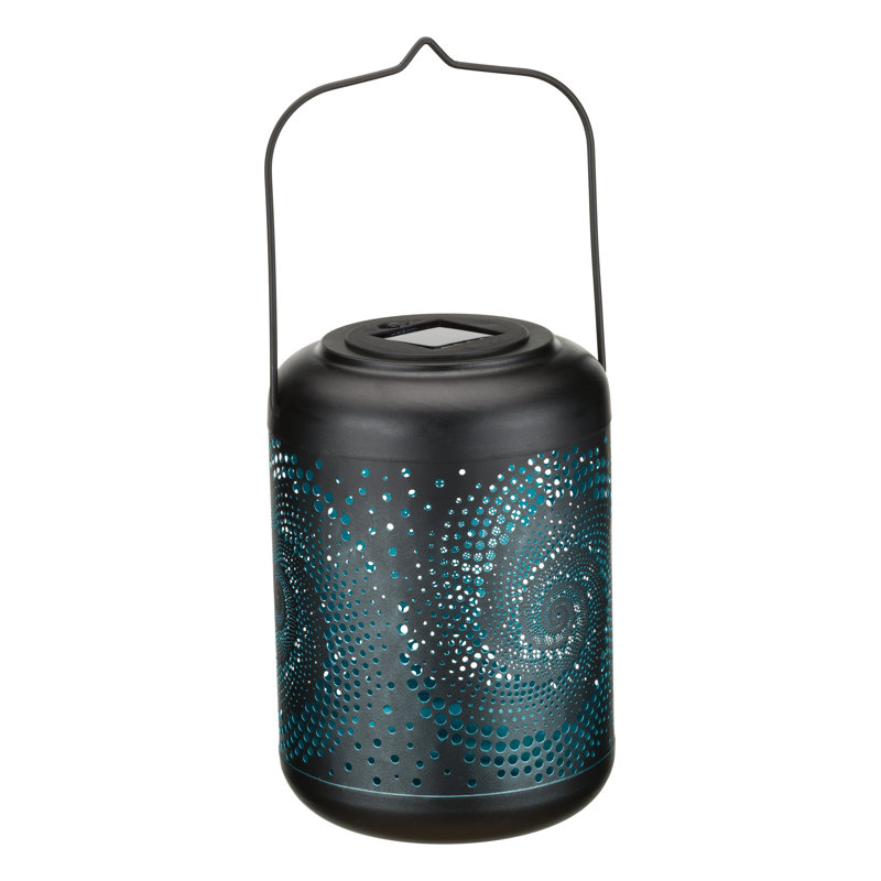 Butterfly Whisper Solar-Powered LED Hanging Candle Lantern