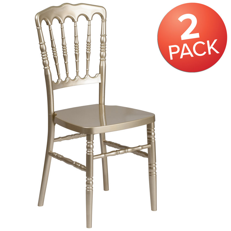 Gold Resin Stacking Traditional Chiavari Chair