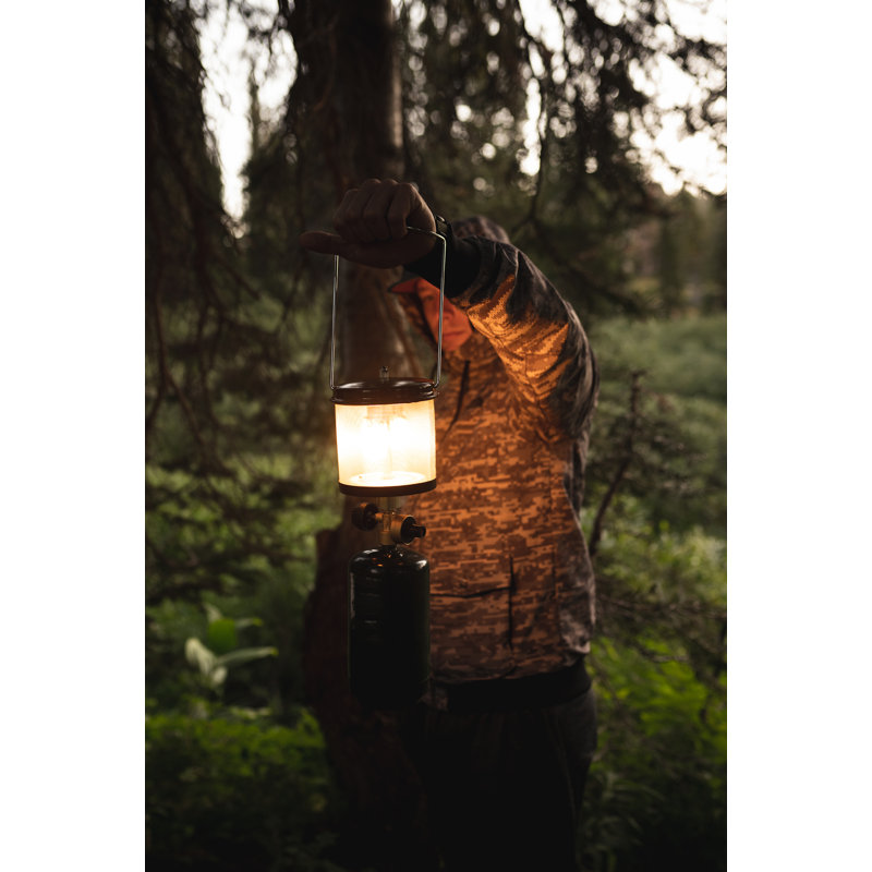 Stansport 9.75" Black Glass Double Mantle Lantern