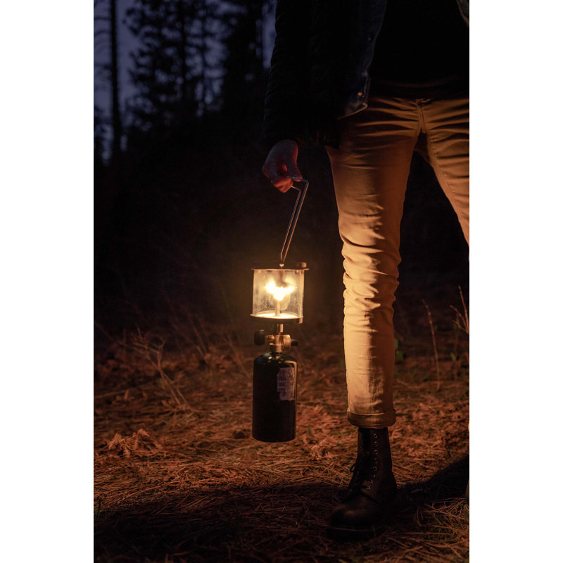 Stansport 9.75" Black Glass Double Mantle Lantern