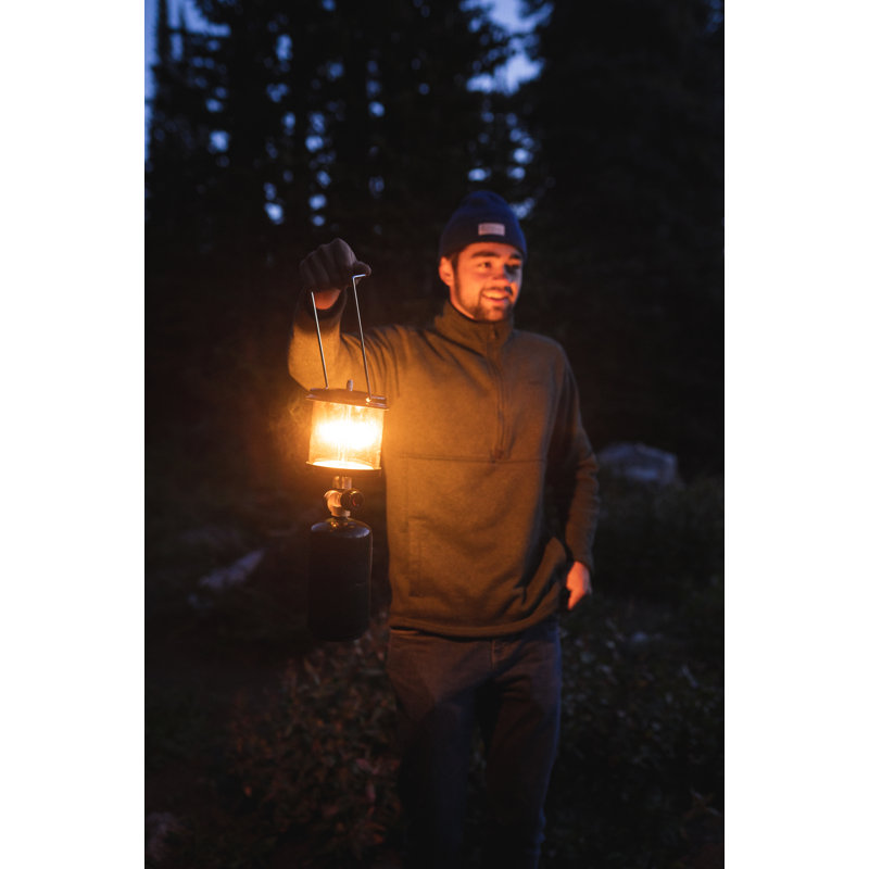 Stansport 9.75" Black Glass Double Mantle Lantern