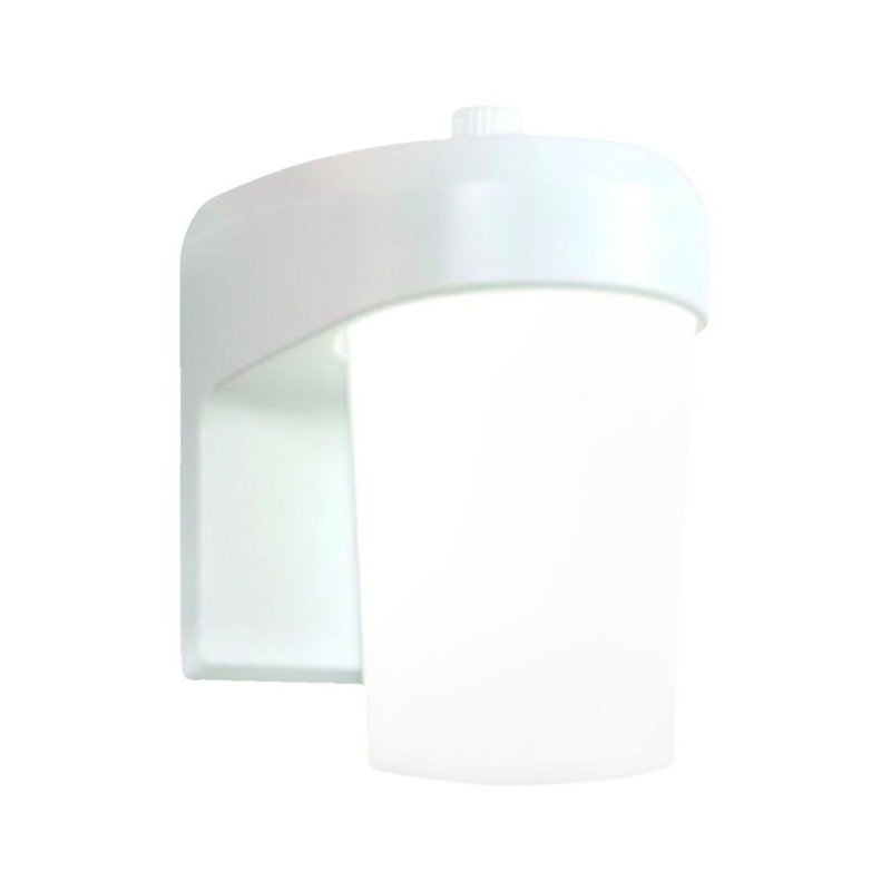 Bronze & White Jelly Jar Direct Wired LED Patio Light