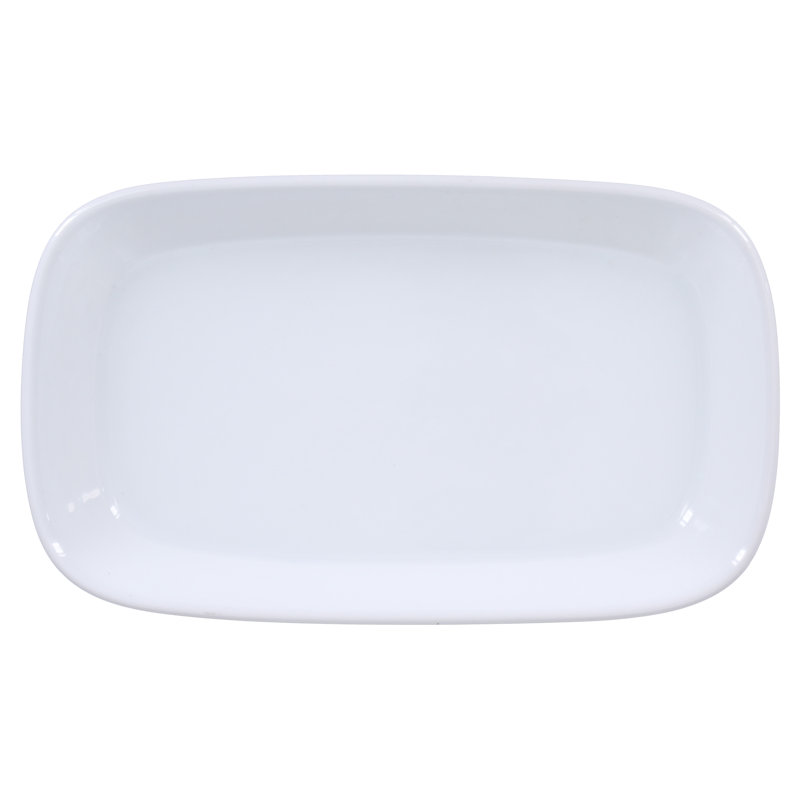 BIA Cordon Bleu Lido Porcelain 9.25" Rectangular Platters (Set of 4)