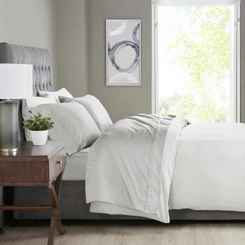 Sage Full Cotton Blend 4-Piece Sheet Set