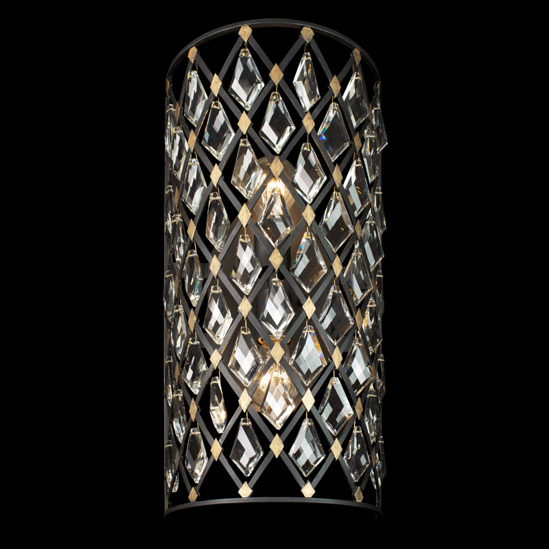 Windsor 21" Black and Gold Wall Sconce