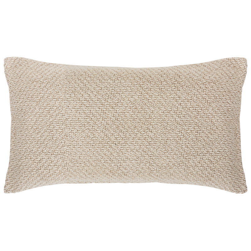 Elegant Sand Cotton Wedding Blanket with Tasseled Accents