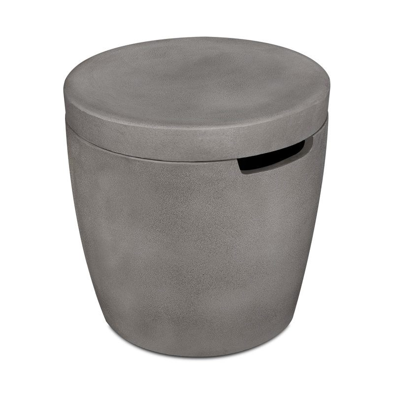 Shade Concrete Propane Tank Cover and Side Table
