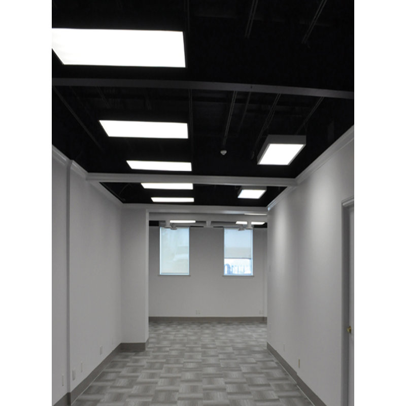 Modern Industrial Aluminum LED Ceiling Light - White, 6500 Lumen