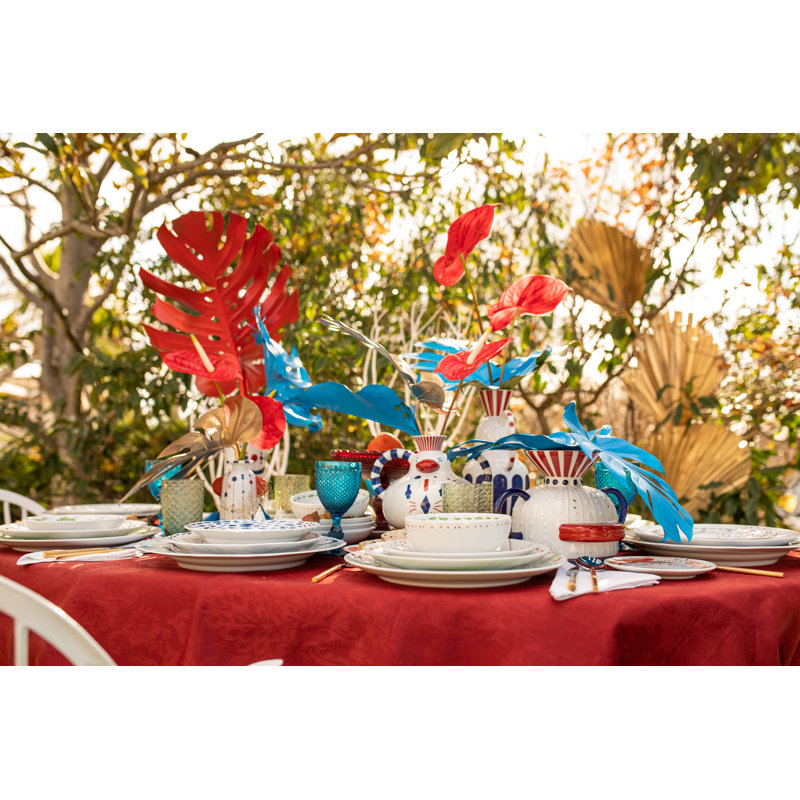 Folkifunki Contemporary Porcelain Decorative Table Vase