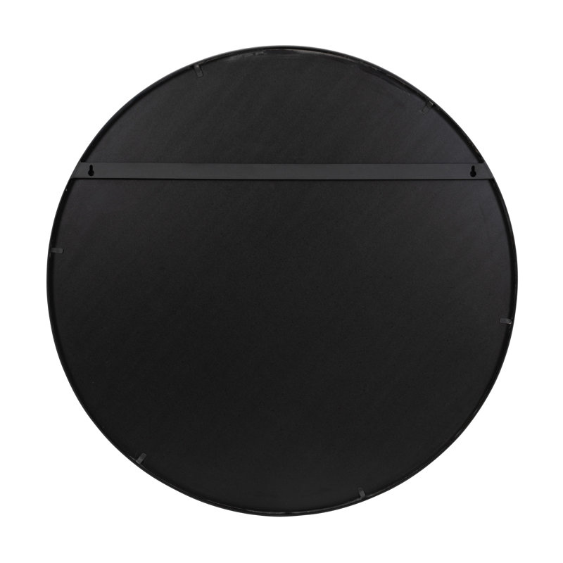 Brushed Nickel 30" Round Wall Mirror