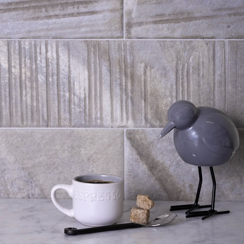 Apollo 4" x 12" Matte Brown Porcelain Subway Tile